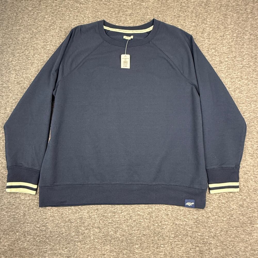 NWT L.L. Bean 24/7 Multisport Crewneck Sweatshirt Navy Men’s X-Large *Logo